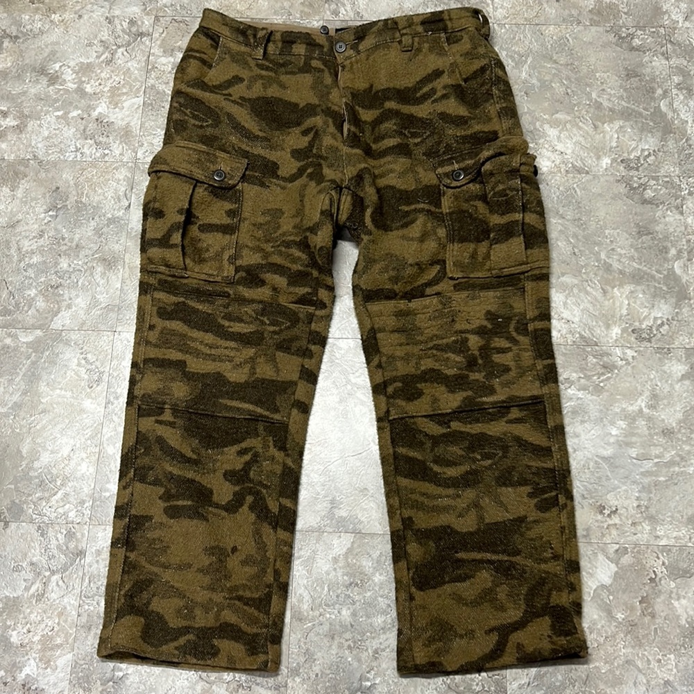 COLUMBIA PHG CAMOUFLAGE WOOL HUNTING PANTS SIZE 40